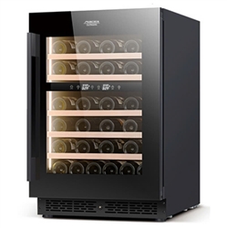 Tủ rượu vang Munchen MWC02ZB 130L, 34–38 chai, 2 vùng nhiệt độ
